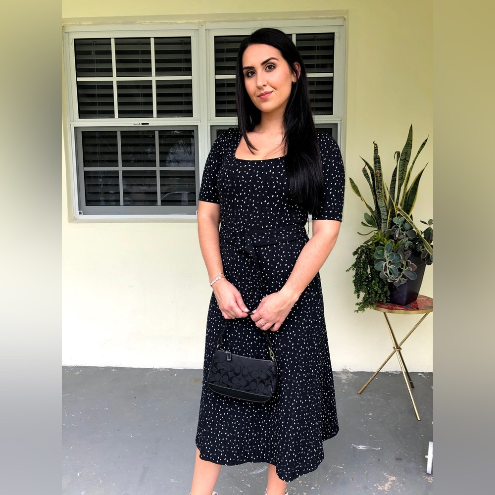 Warehouse midi dress